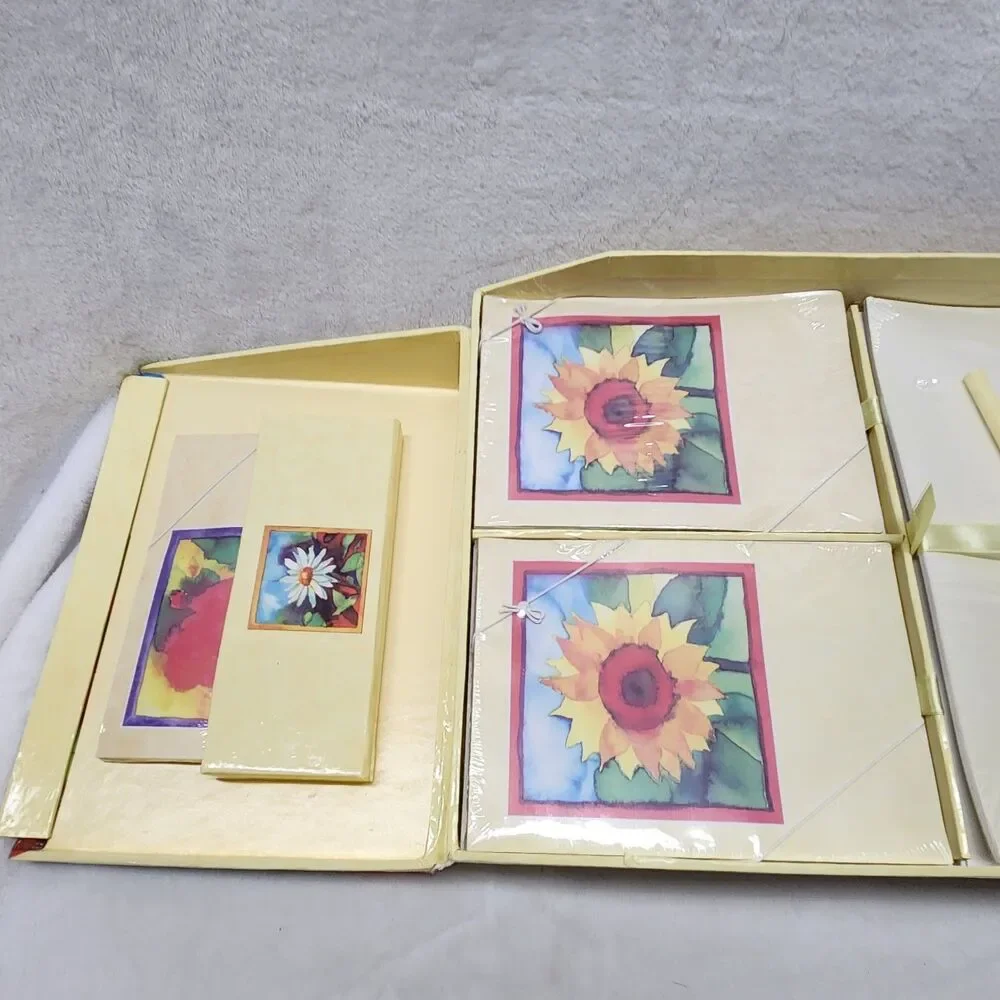 Robert Frederick  1999 Lisa Keaney Floral Stationary Set NEW Vintage